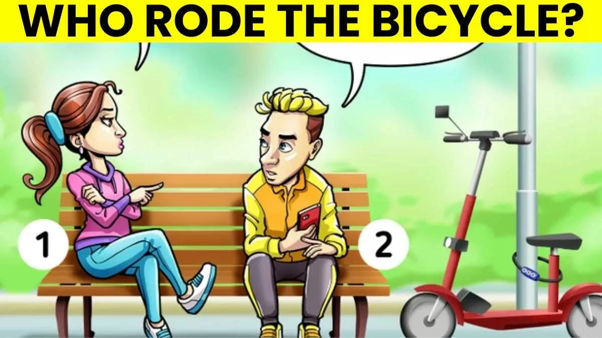 Spot Who Rode The Bicycle?