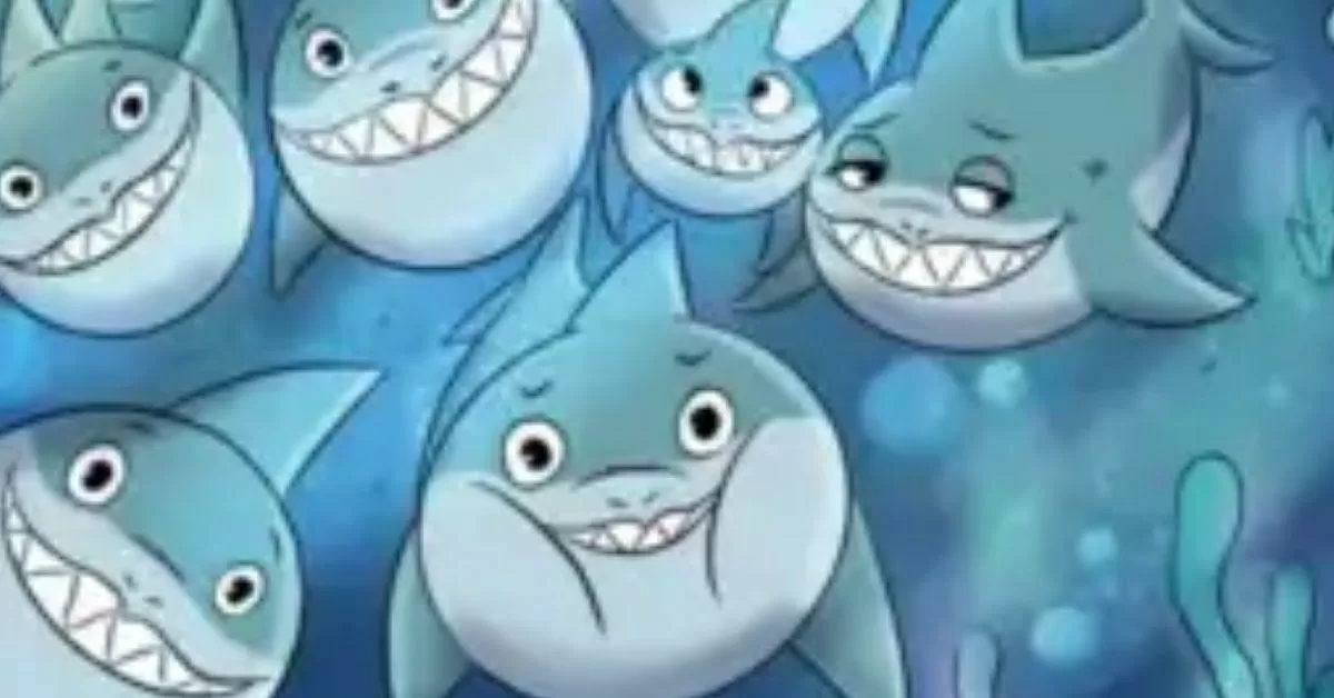 Find the Hidden Fish in this Shark Themed Optical Illusion in 5 Seconds