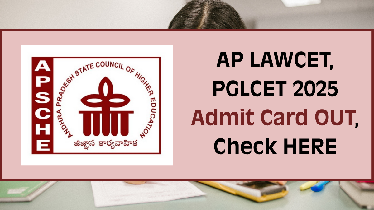 AP LAWCET Admit Card 2025: Download PGLCET Hall Ticket at cets.apsche.ap.gov.in, Check Direct Link Guideline Here