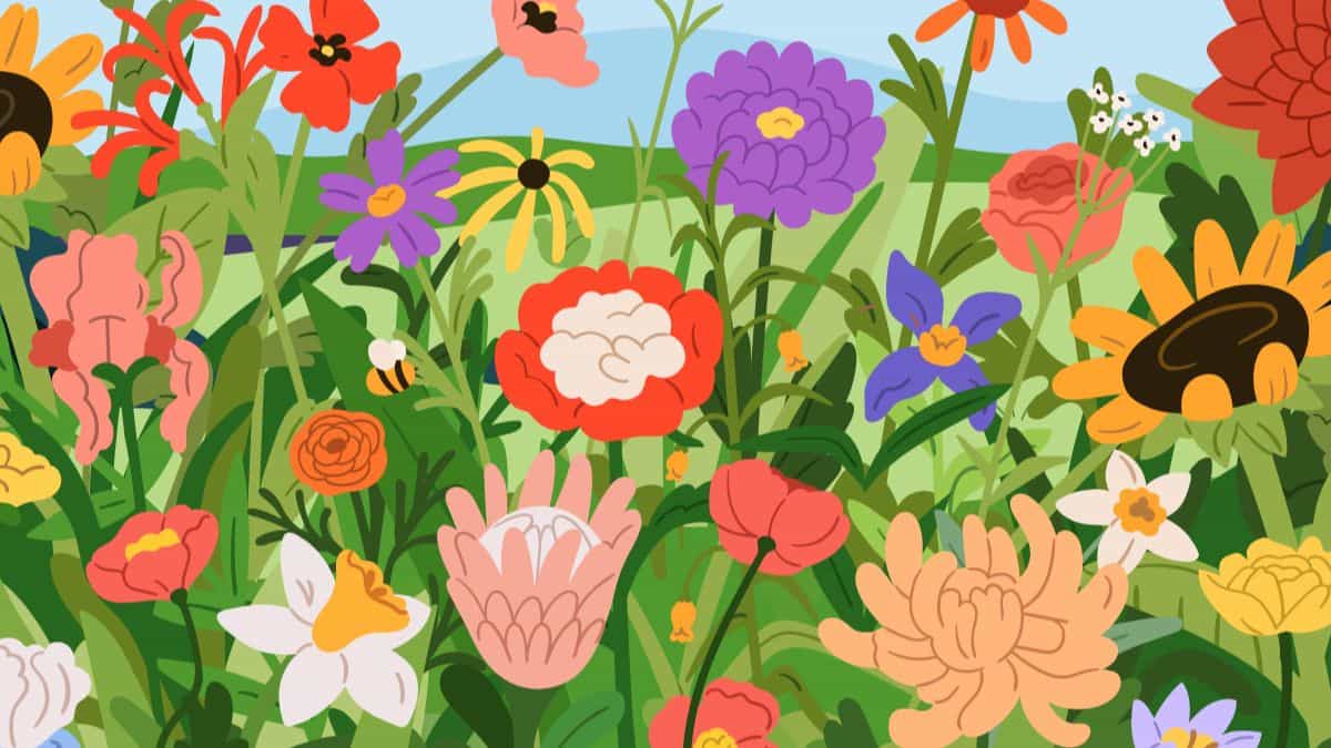 You have the eyes of a sniper if you can find the word nectar hidden among the flowers in 11 seconds!