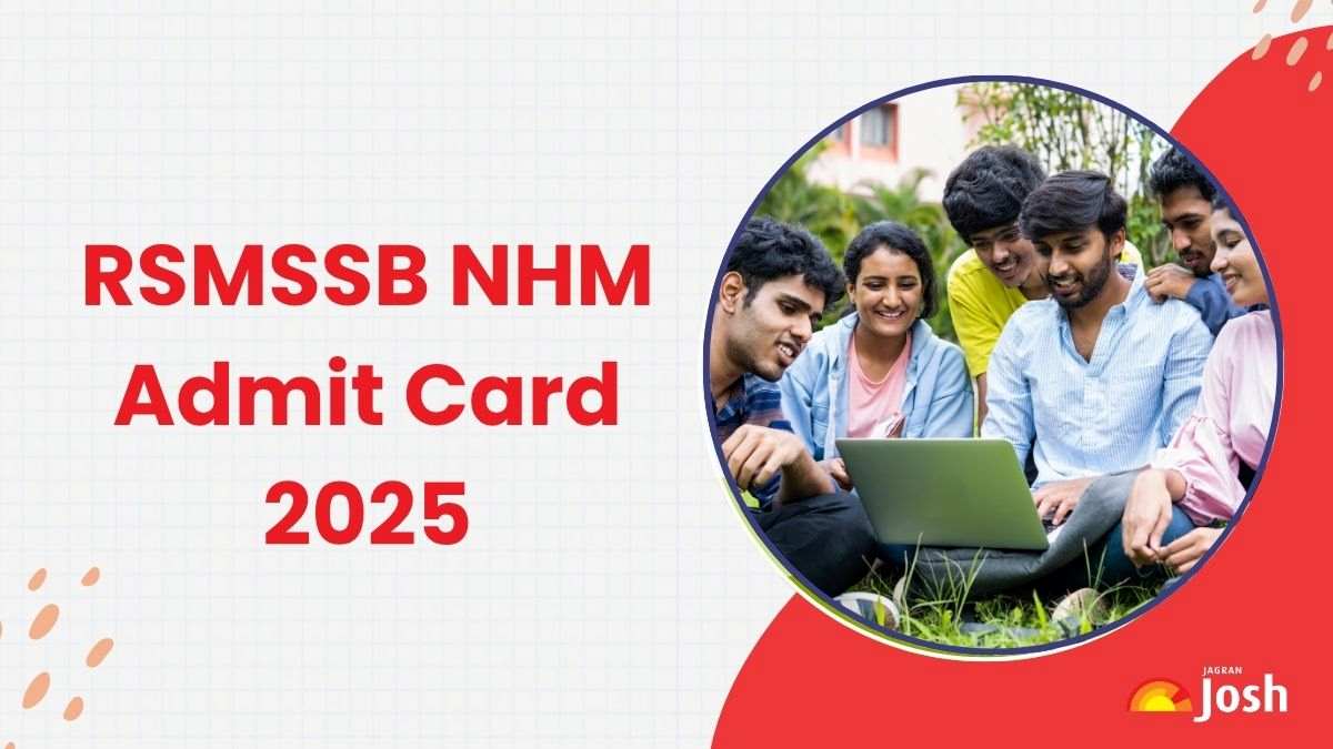 RSMSSB NHM Admit Card 2025 out at rssb.rajasthan.gov.in, Get Direct Link and Steps to Download