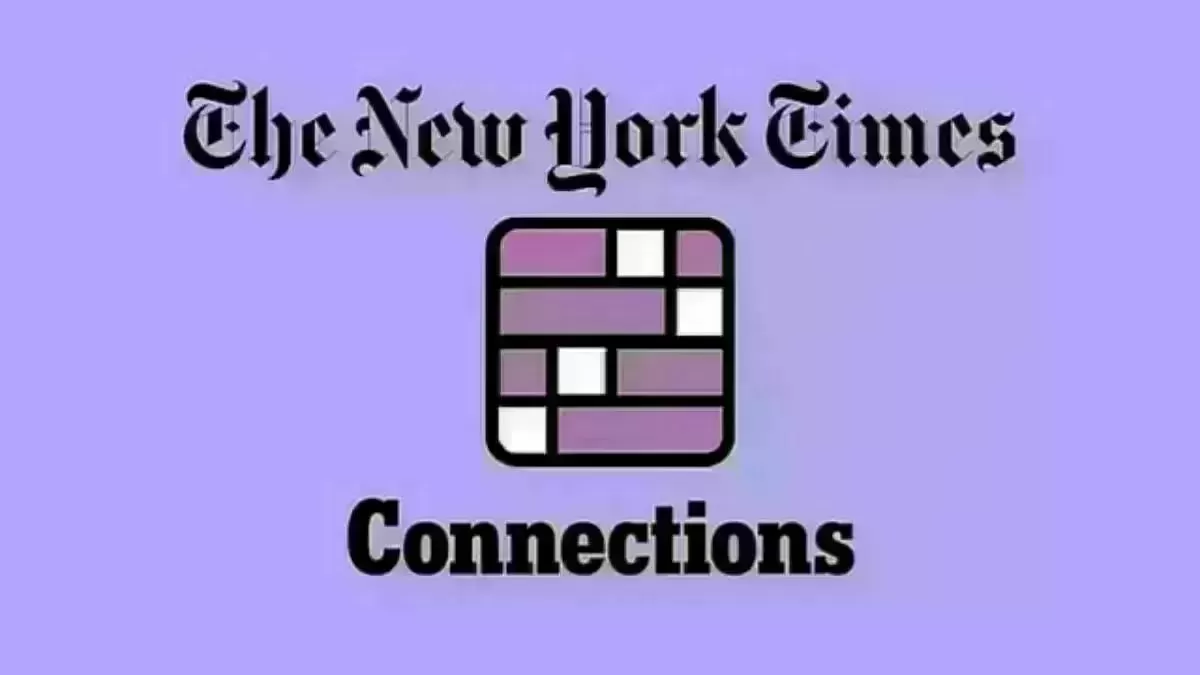NYT Connections Answers for May 3, 2025