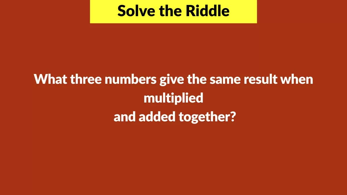 Can you solve the riddle?