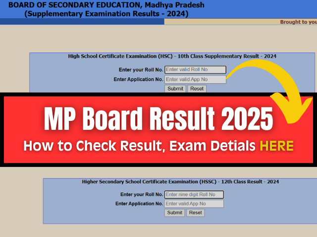 MP Board Result 2025