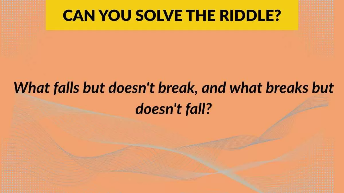 Can you solve the riddle?