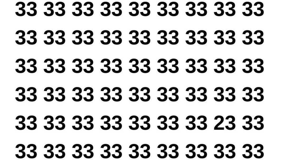 You have hawk eyes and a sharp brain if you can spot 23 in 7 seconds!