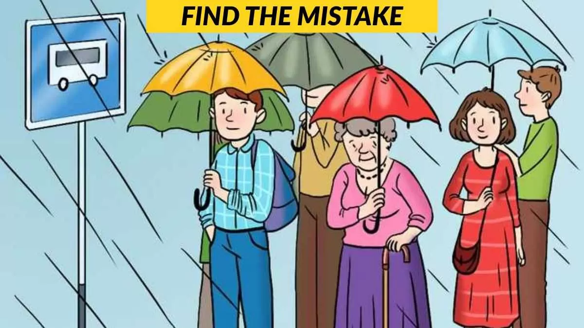 Find the mistake bus stop picture