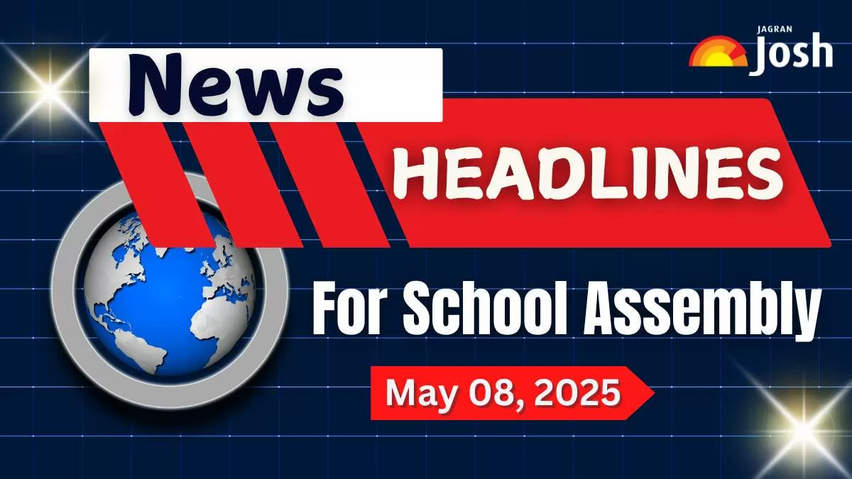 Get here today’s and tomorrow news headlines in English for School Assembly