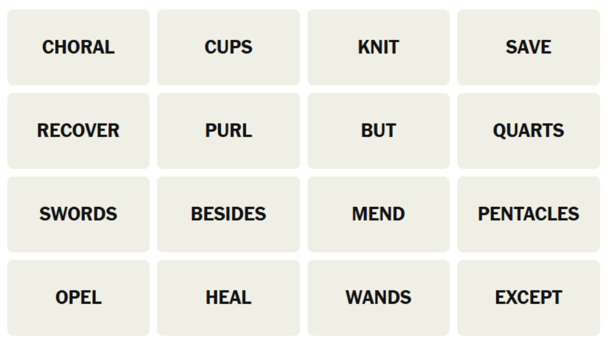 NYT Connections Hints May 7