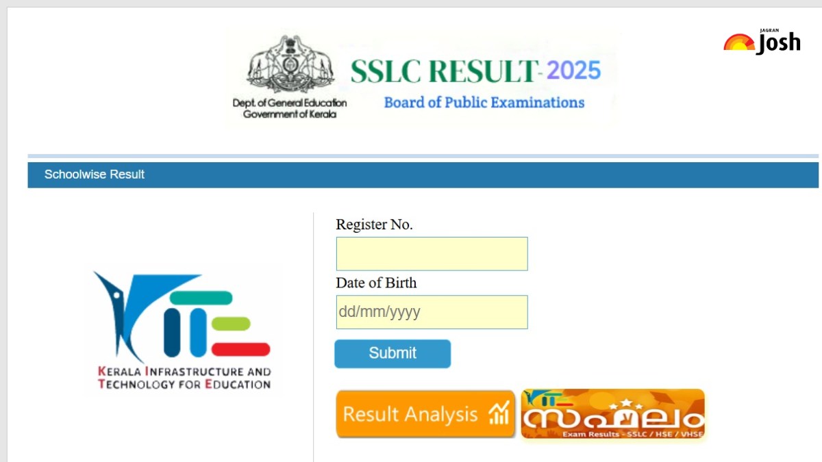 results.kite.kerala.gov.in Saphlam Result 2025: Official website Links to Check Kerala Class 10 Results With Grading System online