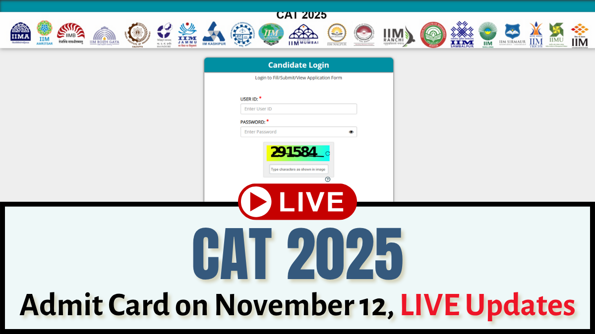 CAT 2025 Admit Card LIVE: IIM Kozhikode to Release Hall Ticket Tomorrow at iimcat.ac.in; Steps to Download Here