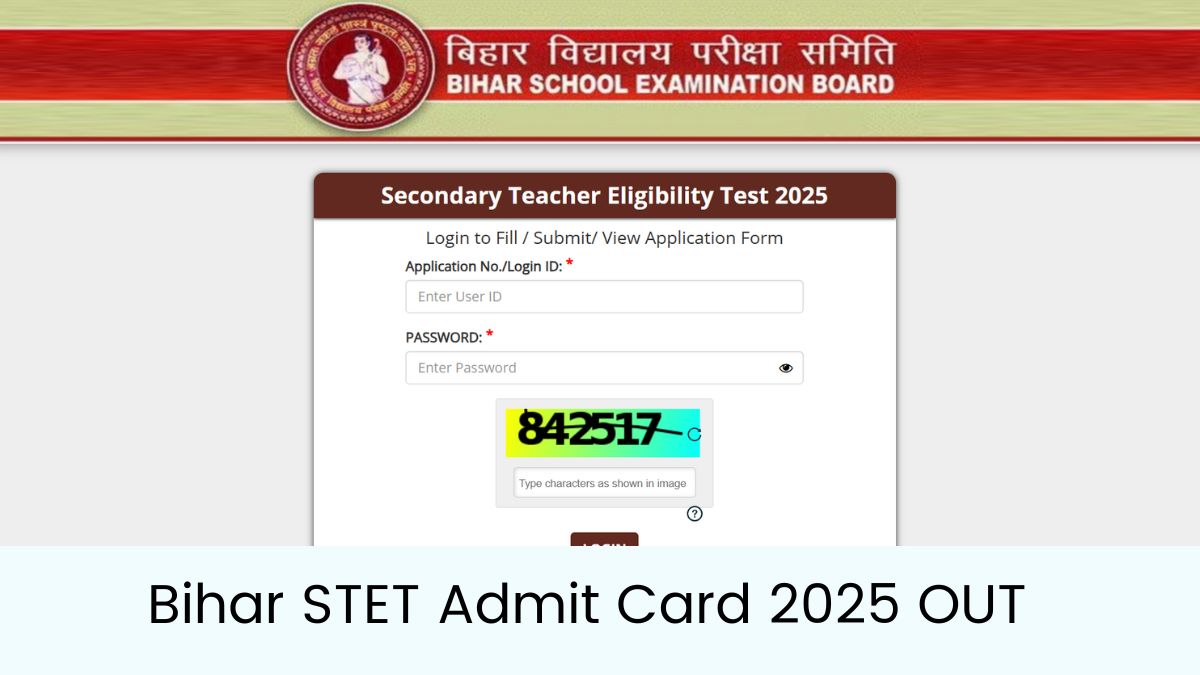 बिहार STET एडमिट कार्ड 2025 डाउनलोड करें