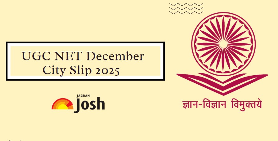 Download the UGC NET December city slip 2025