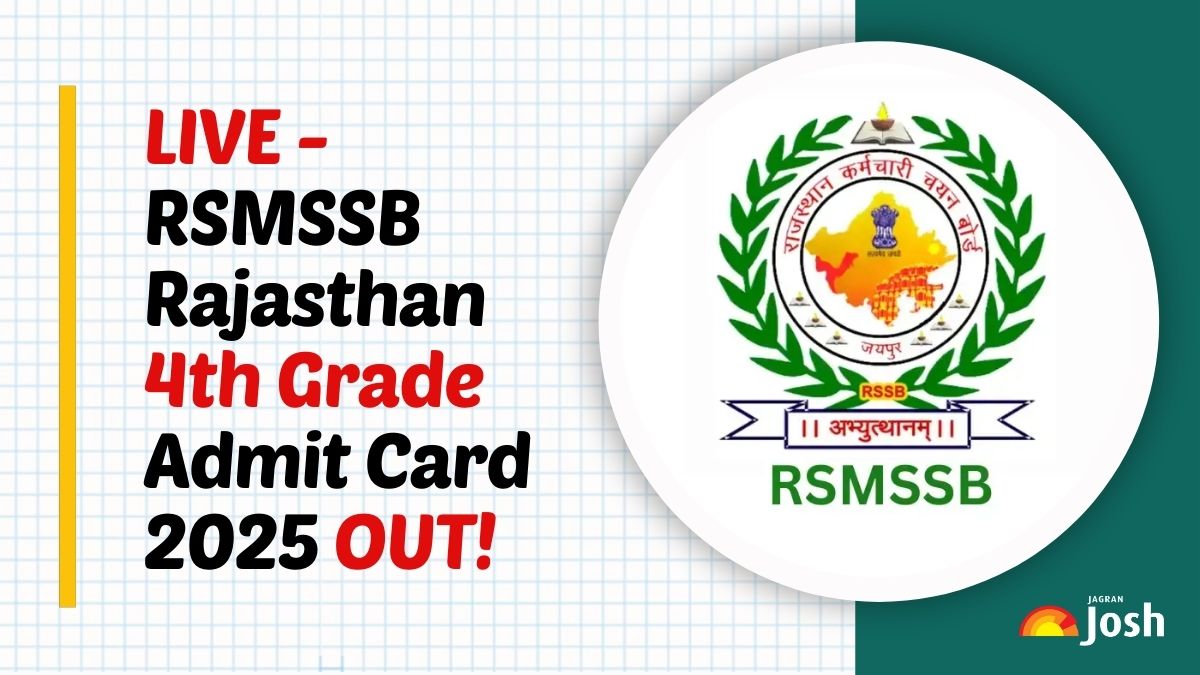 RSSB Rajasthan 4th Grade Admit Card 2025 OUT