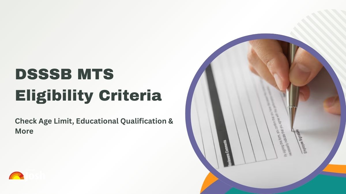 DSSSB MTS Eligibility 2026: Check Age Limit, Qualification