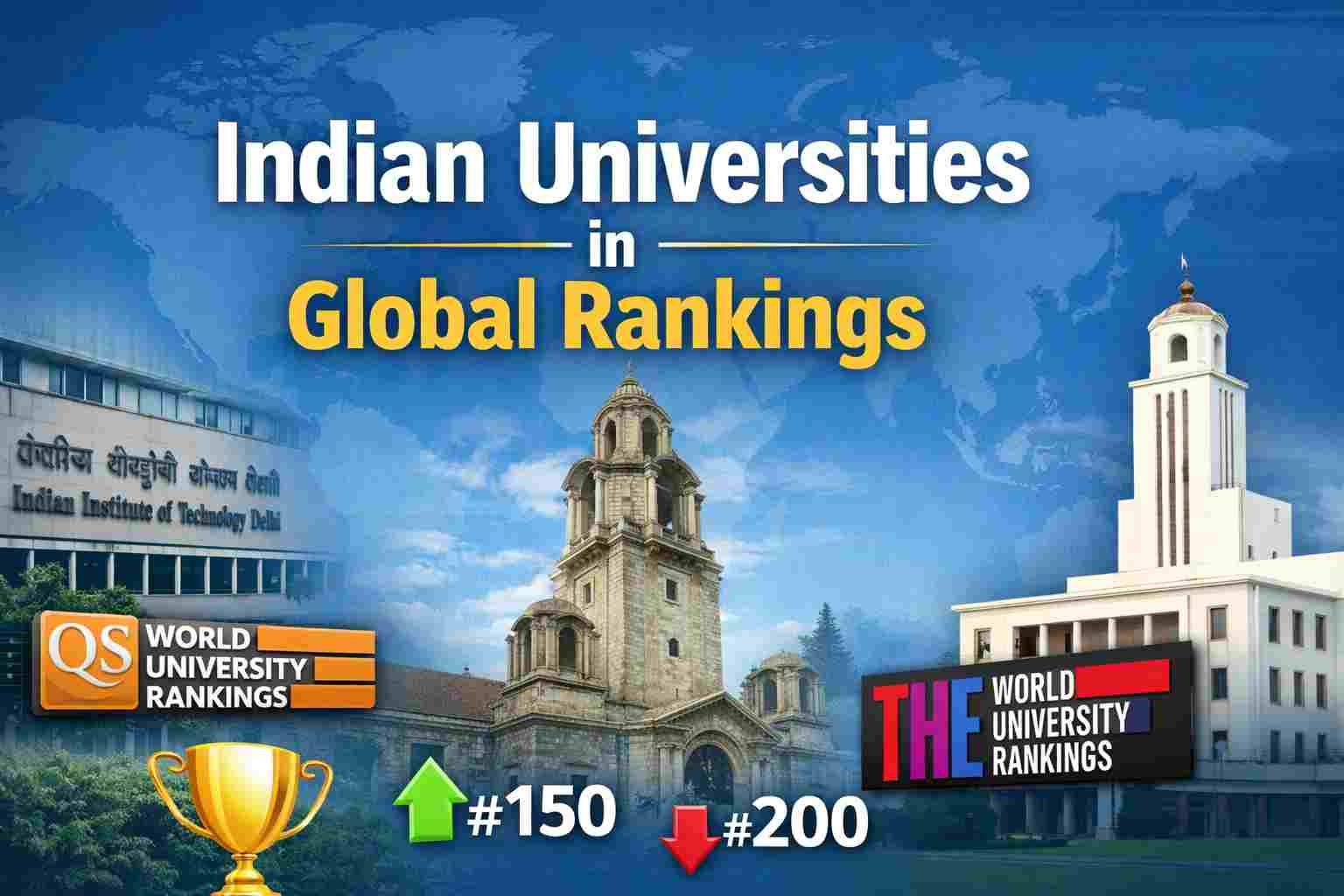 Which Indian University Features in the Global Ranking Most Frequently?
