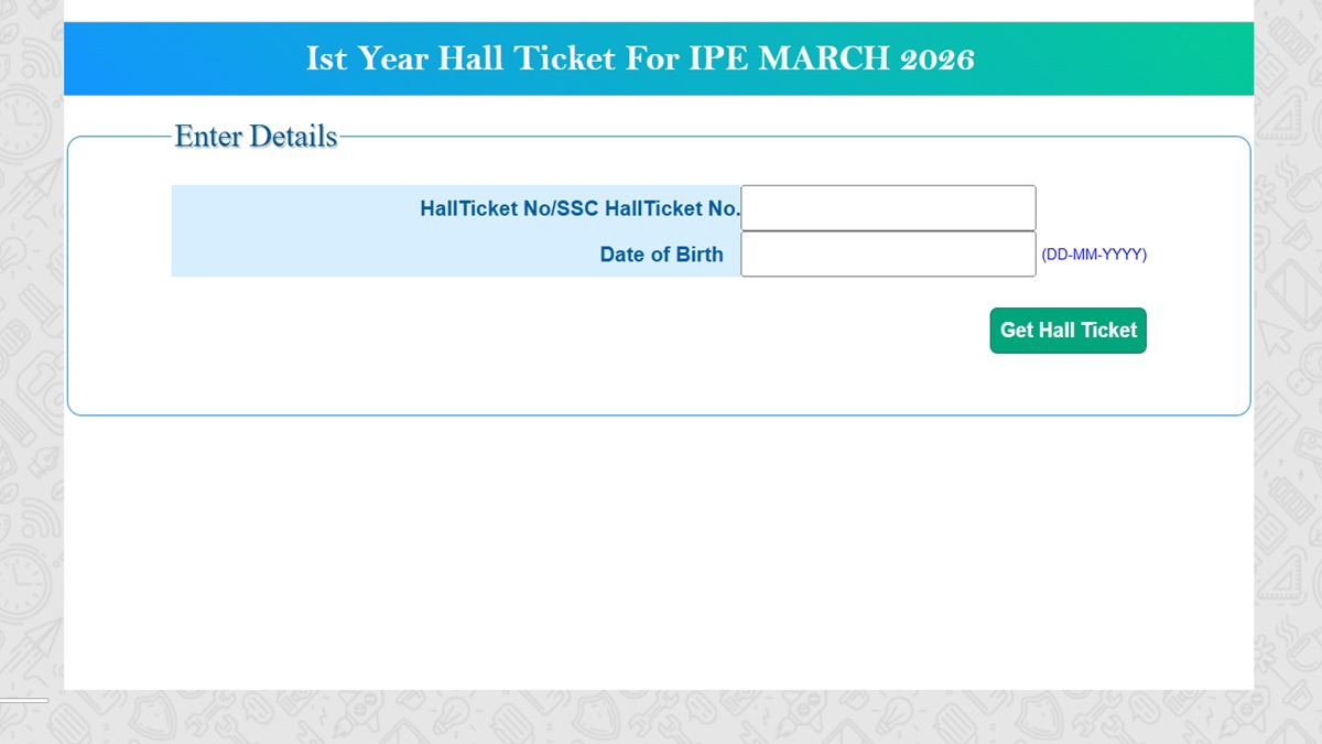 Telangana Board Admit Card 2026 OUT