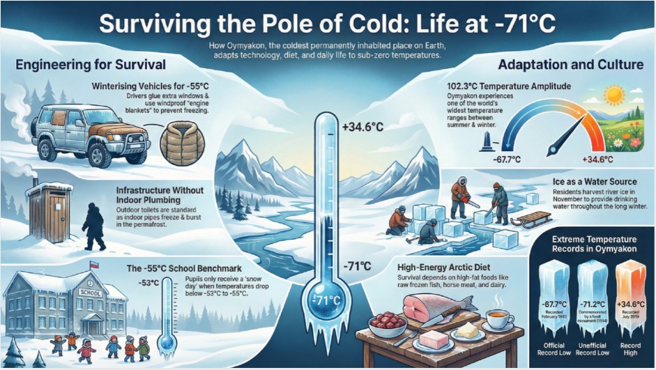 Coldest village on earth