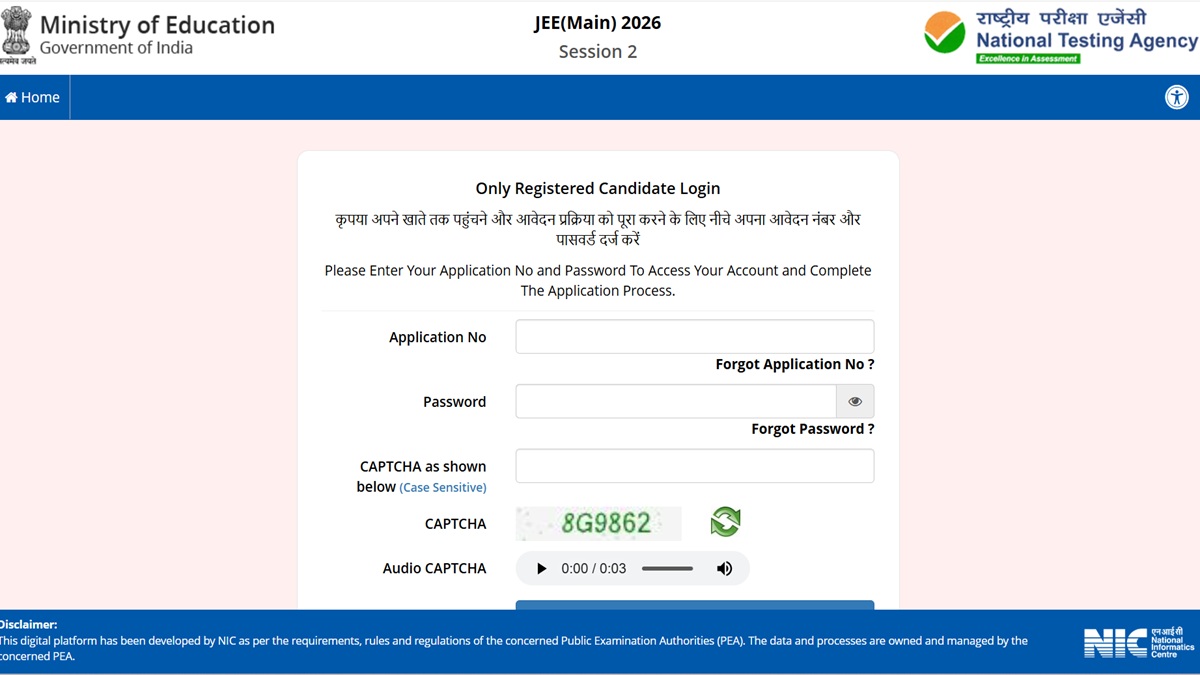 JEE Main 2026 Session 2 Application Correction Window Closes Today