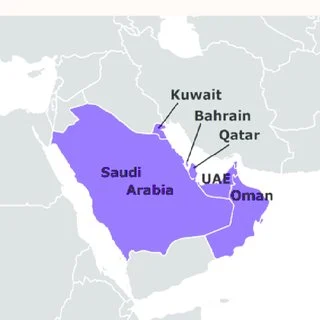 Gulf Nations Map