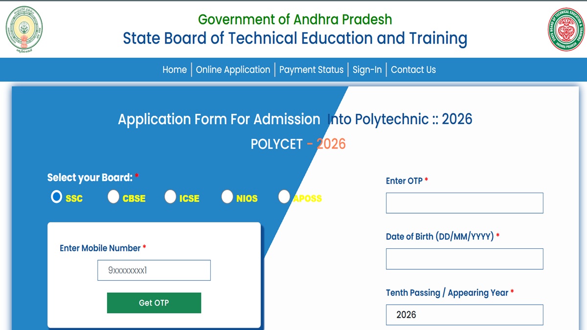 AP POLYCET 2026 Registration Begin at polycetap.ap.gov.in