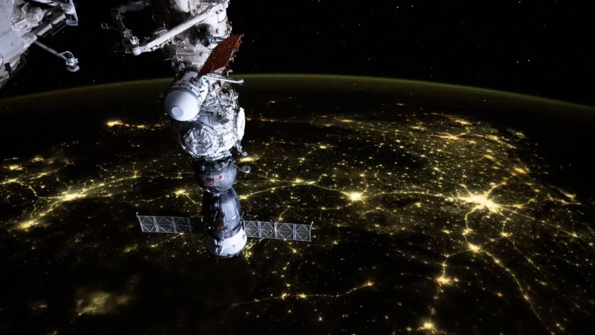 India Seen Glowing from Space as Space Station Passes Over Lit-Up Himalayas