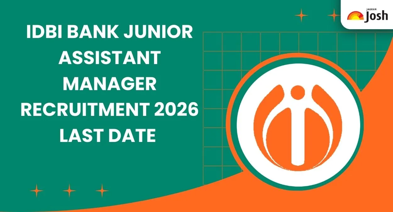 IDBI Bank Junior Assistant Manager Recruitment 2026 Application Ends Soon for 1300 Posts, Check Direct Link Here