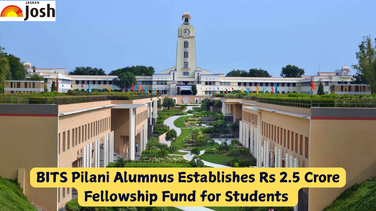 BITS Pilani Alumnus Establishes Rs 2.5 Crore Fellowship Fund for Students