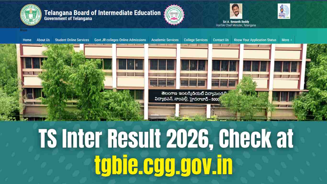 TS Inter Result 2026 Date: Expected Soon on tgbie.cgg.gov.in, Check TS Inter 1st, 2nd Year Result Updates