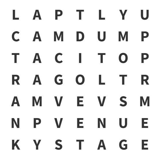 Find word cage