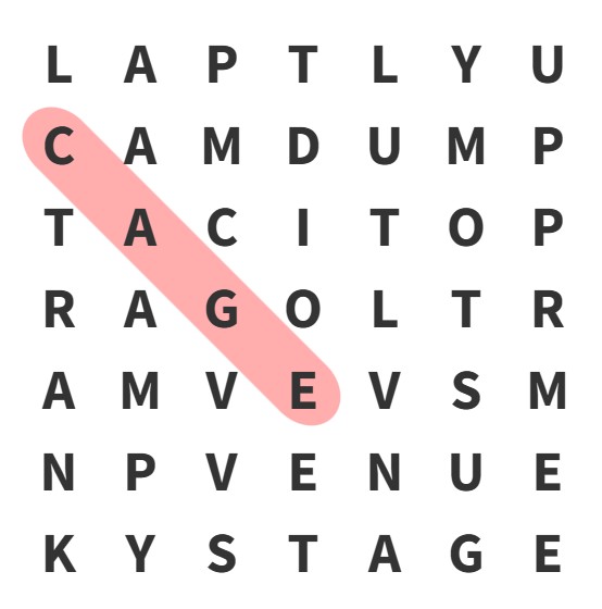 Find word cage solution