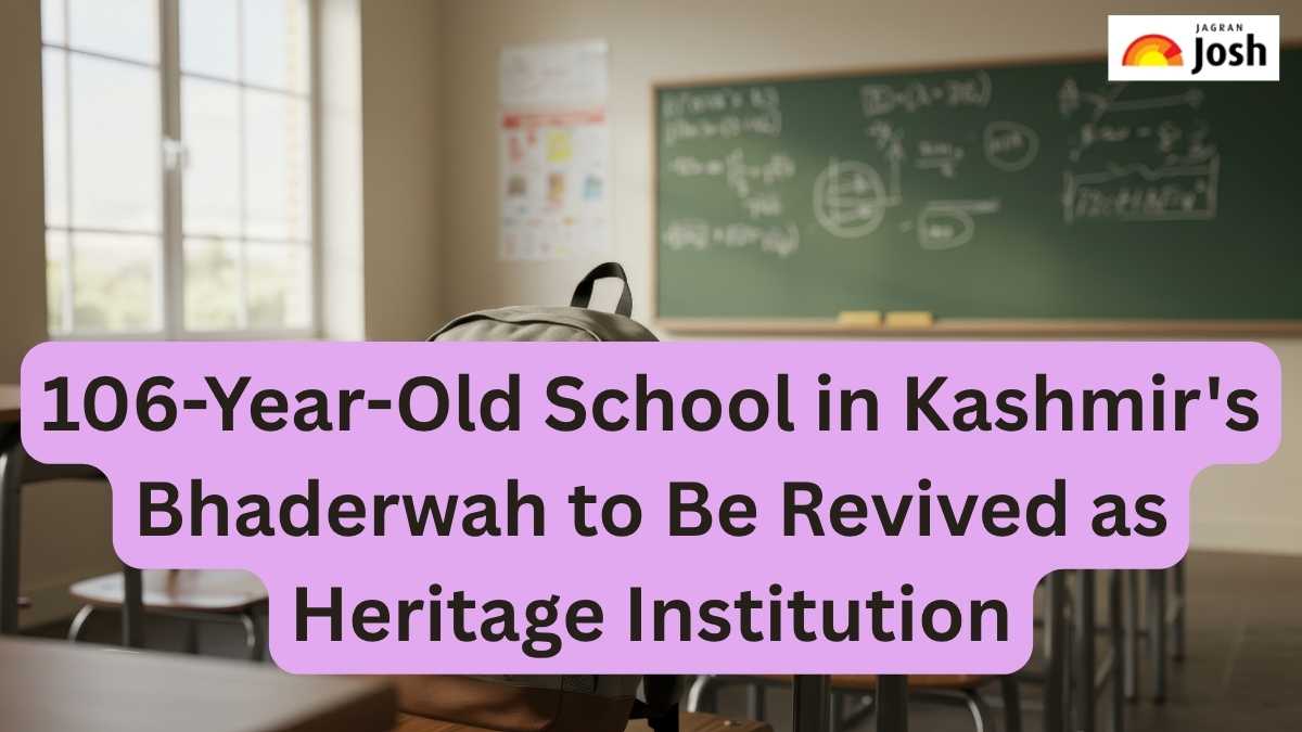 106-Year-Old School in Kashmir's Bhaderwah to Be Revived as Heritage Institution
