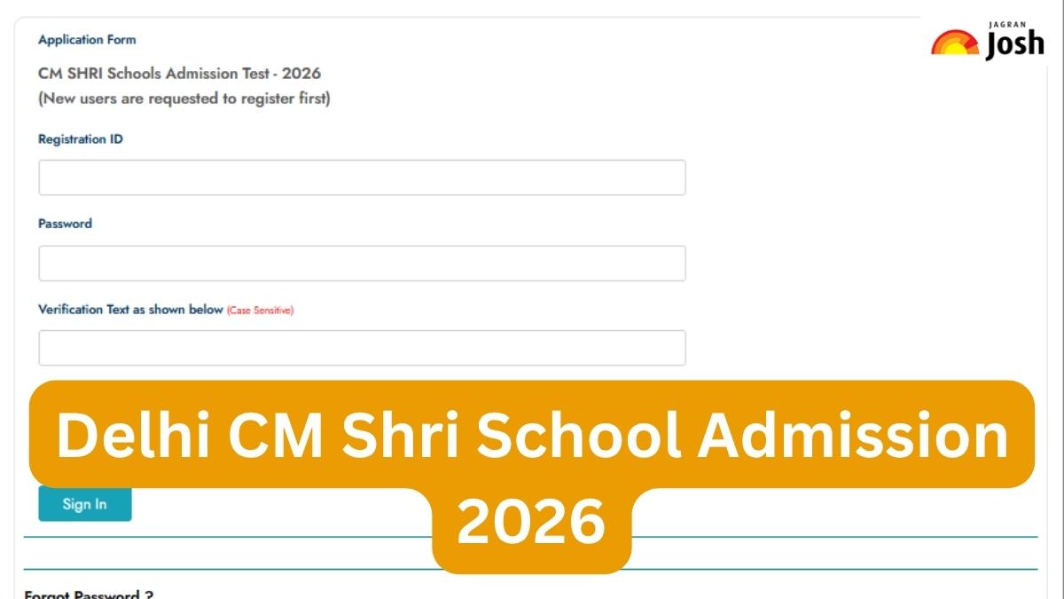 Delhi CM Shri School Admission 2026