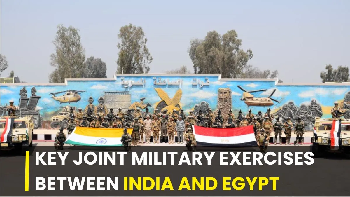 What are the Key Joint Military Exercises between India and Egypt?