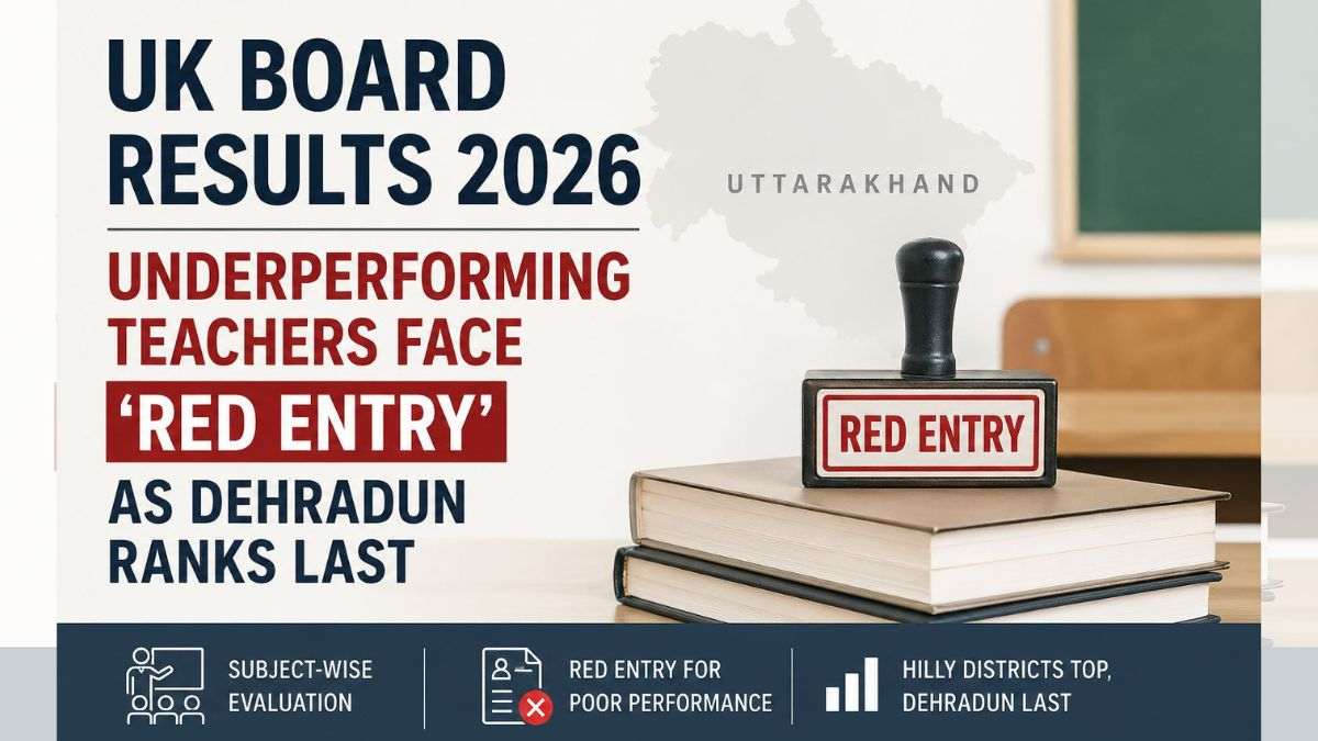 UK Board Results 2026: Underperforming Teachers Face ‘Red Entry’ as Dehradun Ranks Last