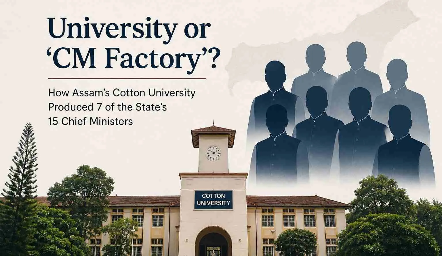 University or 'CM Factory': How Assam’s Cotton University Produced 7 of ...