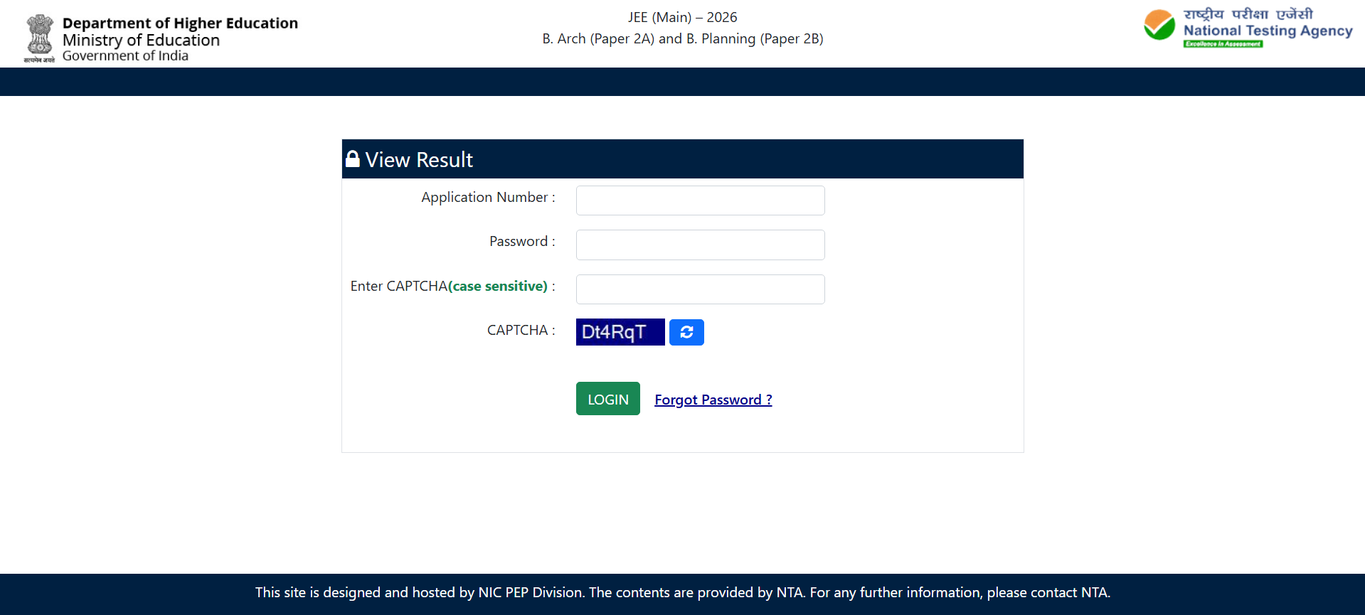 JEE Main 2026 Result: Session 2 Paper 2 Scorecards OUT at jeemain.nta.nic.in; Download Link Here