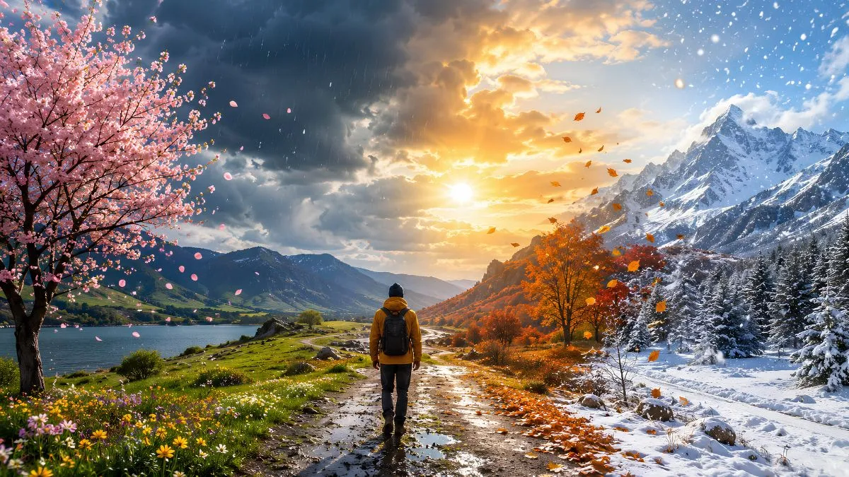 Which are the 5 Places Where You Can Experience Four Seasons in One Day?