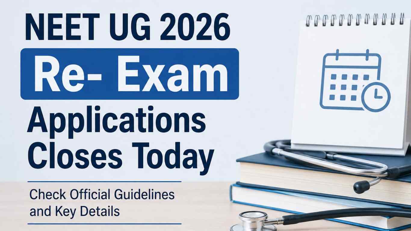 Neet 2026: Window to Update Address and Choice Of Cities for Re-exam Closes Today at neet.nta.nic.in