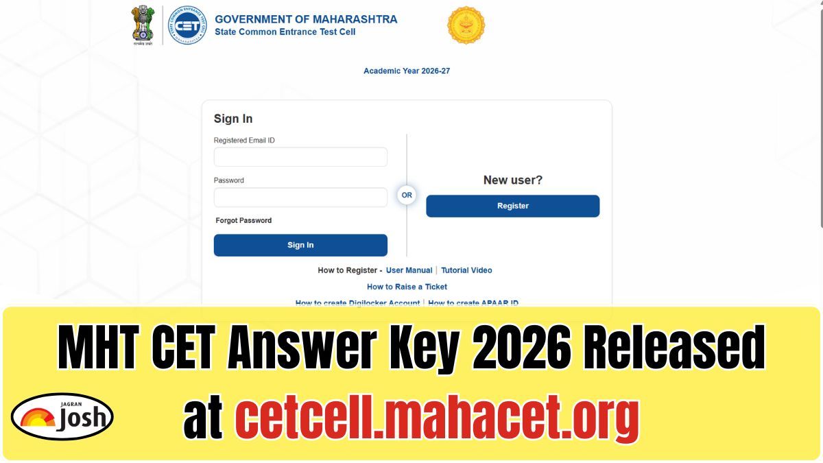 MHT CET Answer Key 2026 Released at cetcell.mahacet.org for PCB, BCA, BBA Exams