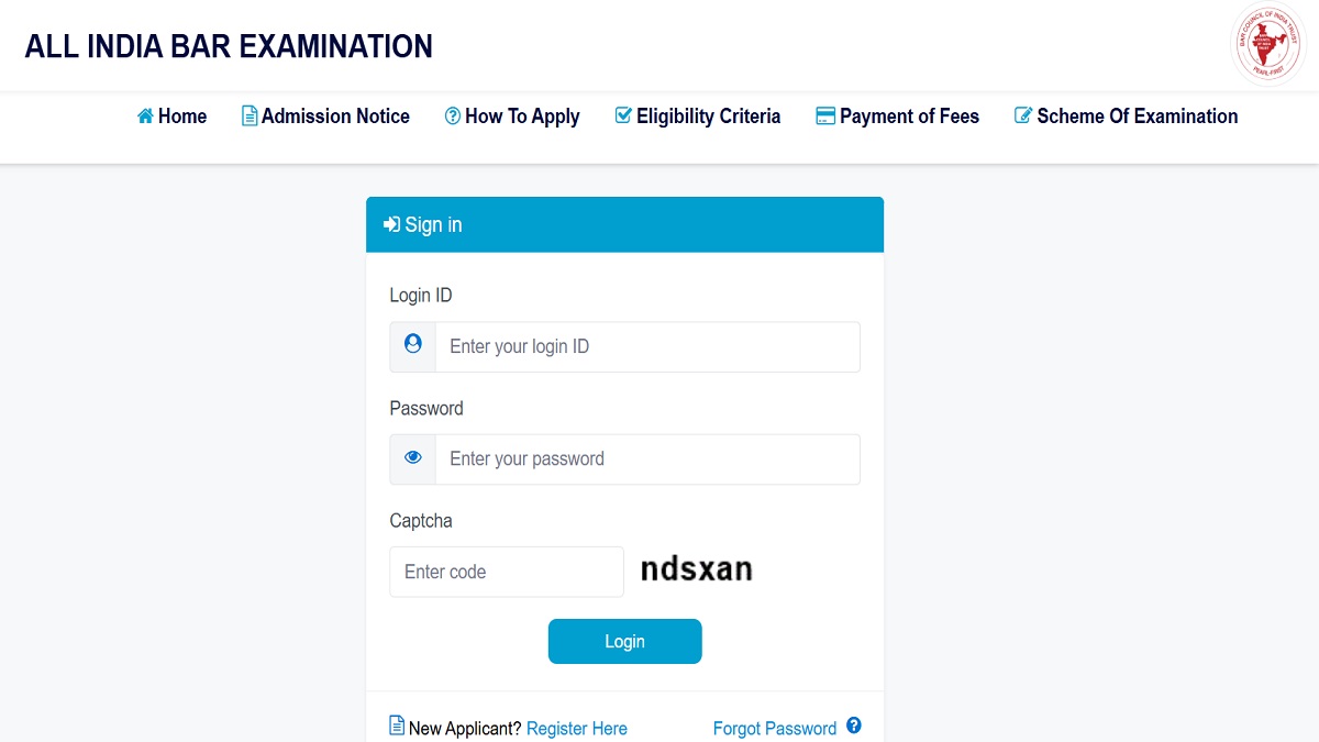 AIBE Admit Card 2026 Released: Download Bar Council (BCI) Exam Hall Ticket at allindiabarexamination.com