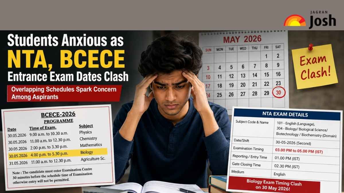 Students Anxious and NTA, BCECE clashing dates for key Entrance Exams