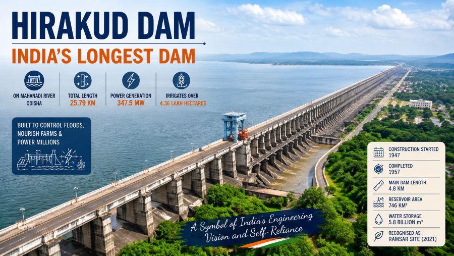 Longest Dam in India