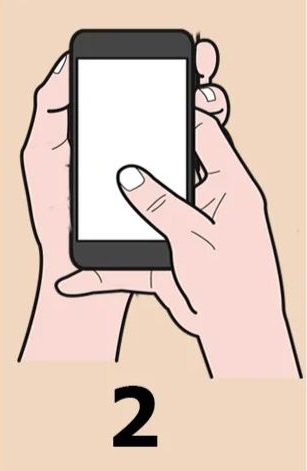 Holding Phone With Both Hands, Using One Thumb Personality Traits phone-holding-personality-traits-2