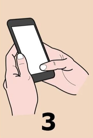 Holding Phone With Both Hands And Using Both Thumbs Personality Traits phone-holding-personality-traits-3