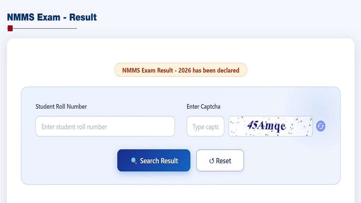 Rajasthan NMMS Result 2026 Released at rajshaladarpan.rajasthan.gov.in - Check Direct Link Here