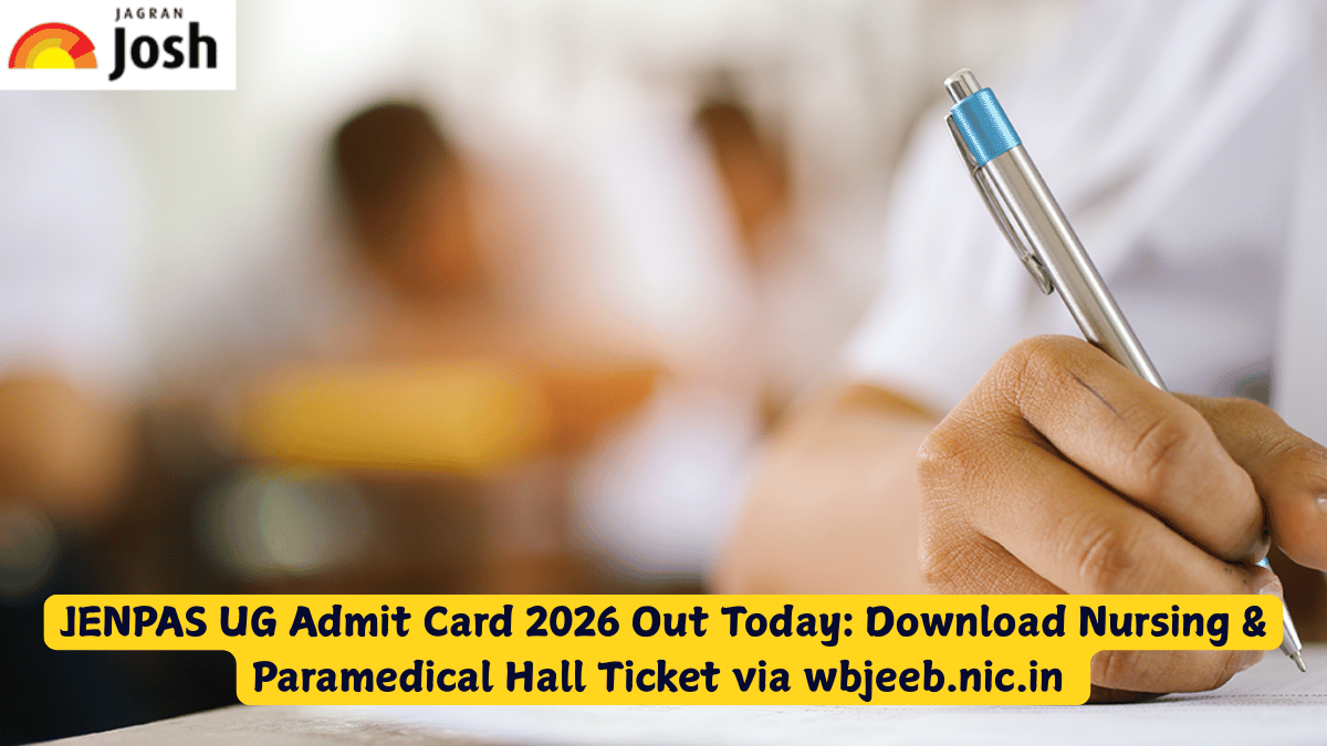 JENPAS UG Admit Card 2026 Out Today: Download Nursing & Paramedical Hall Ticket via wbjeeb.nic.in