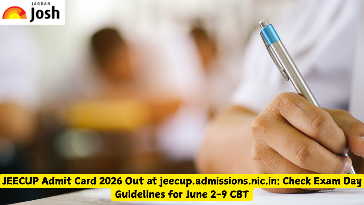 JEECUP Admit Card 2026 Out at jeecup.admissions.nic.in; Check Exam Day Guidelines for June 2-9 CBT
