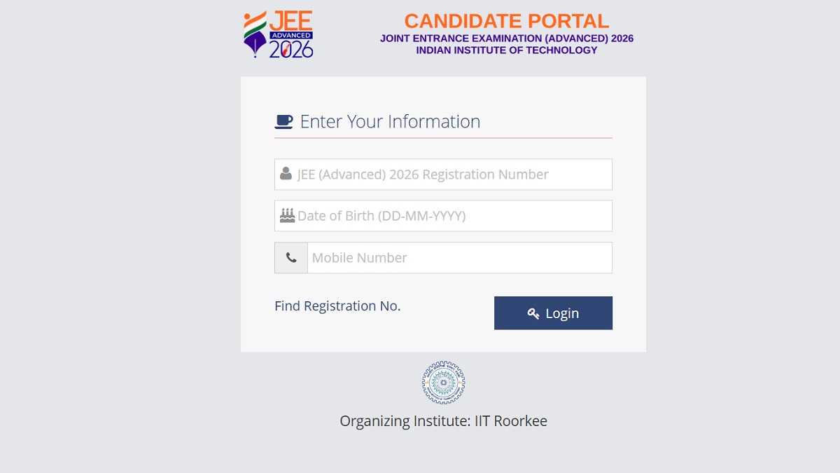JoSAA Counselling 2026 Begins Tomorrow, Applications for JEE Advanced AAT from Today on jeeadv.ac.in