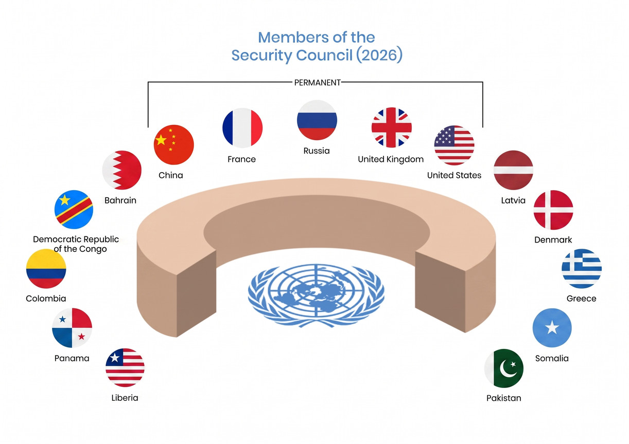 members of UN Security Council 2026